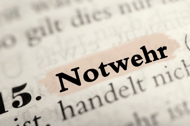 Was ist Notwehr